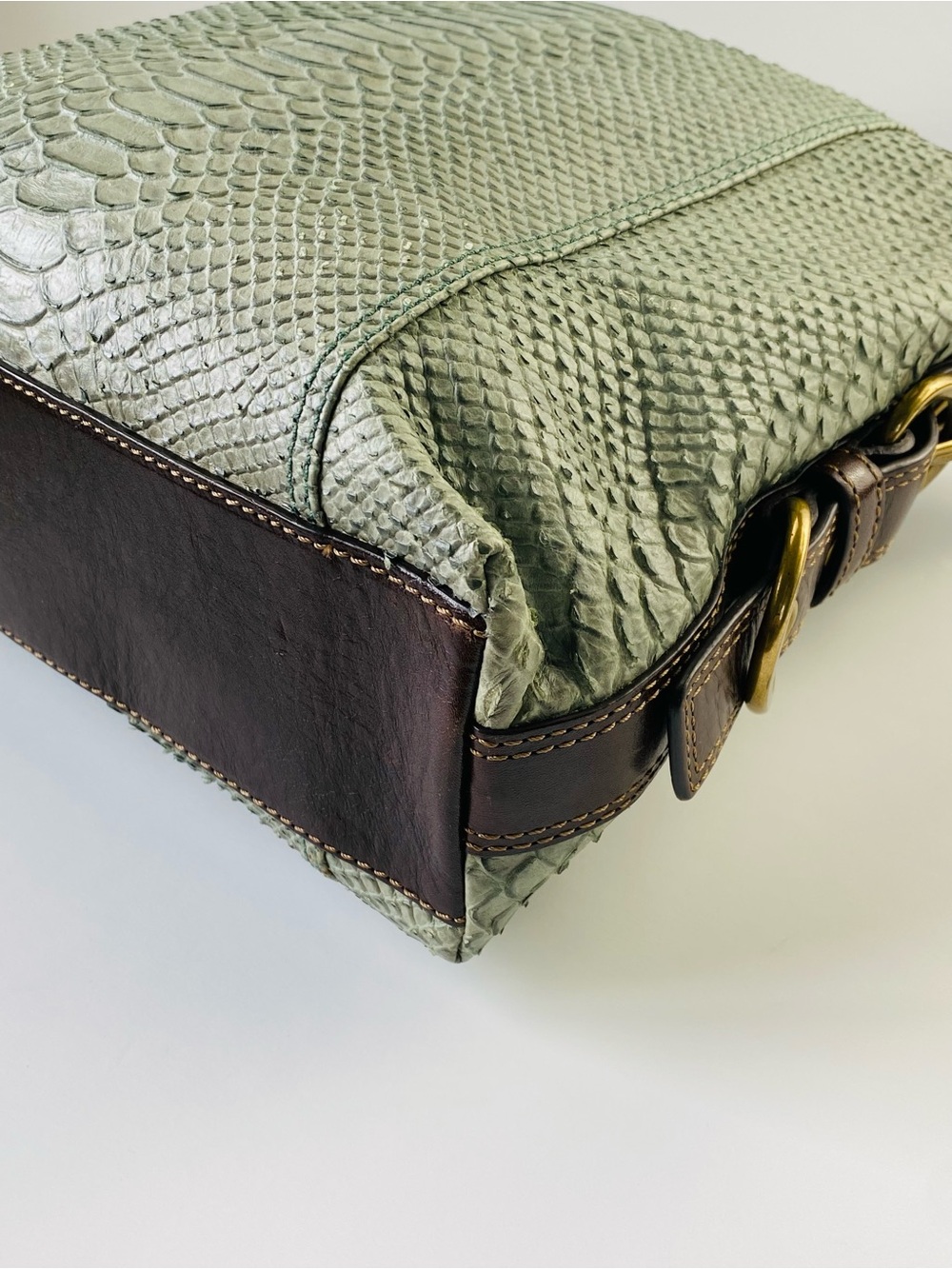 Coach Python Embossed Chelsea Y2K Shoulder Bag - Picture 10 of 14